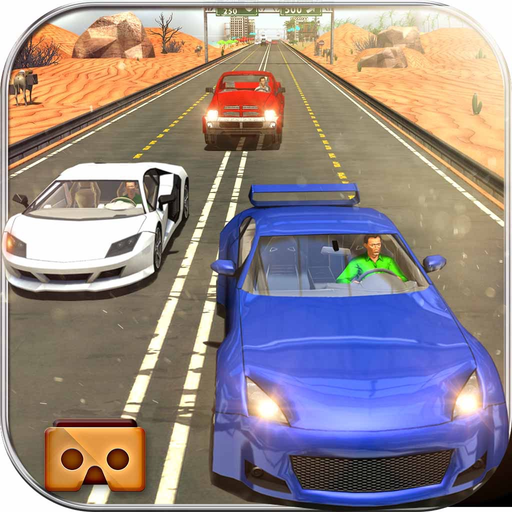 VR Highway Racing in Car Driver app icon