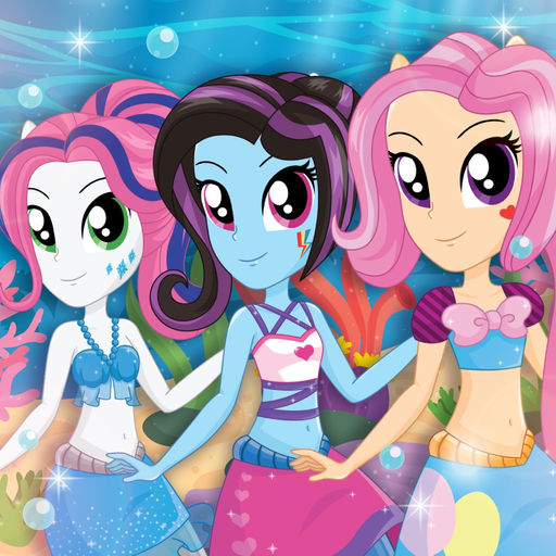 Pony Dress Up Game for Girls - Create Your Mermaid app icon