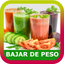 Jugos para bajar de peso eliminar grasa icon