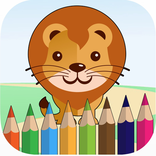 Kids Animals Coloring Pages for Girls & Boys app icon