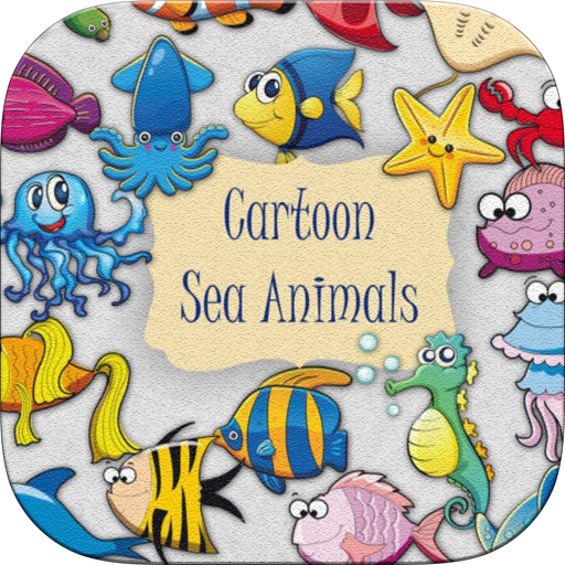 Animals Sea Coloring Game Free For Education app icon