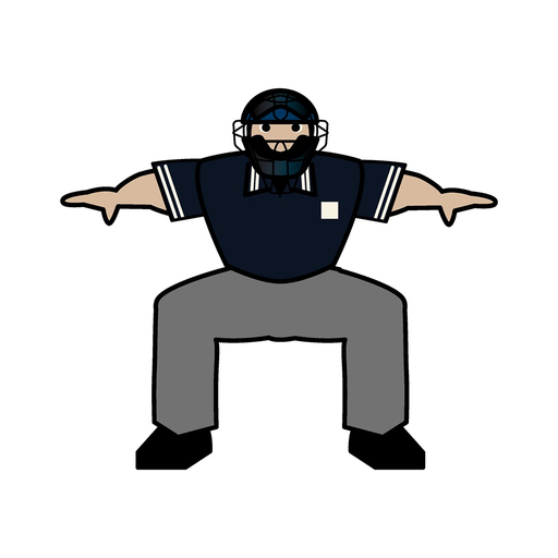 Baseball referee app icon