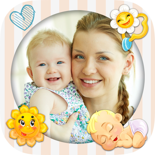 Baby photo frames for kids – Photo editor app icon