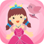 Princess make up and dress up icon