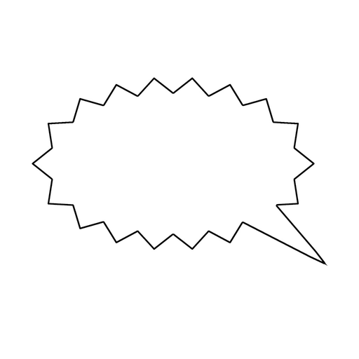 Sticker speech app icon