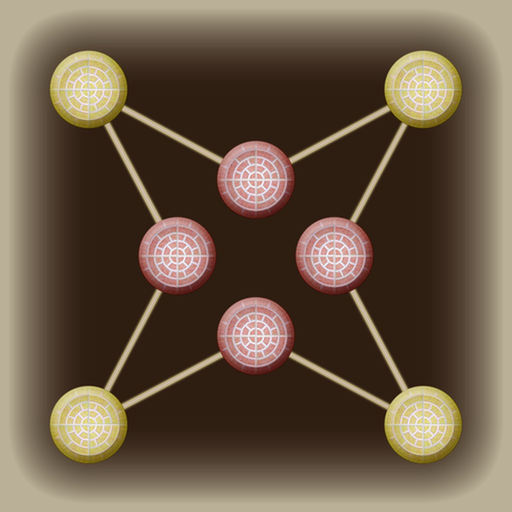 Connection Lines. Color Disks app icon