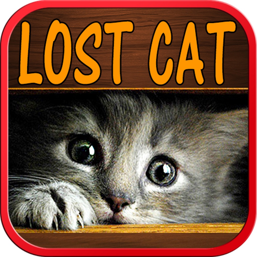 Lost Cat running game for kids – Angela Pet Kitten app icon