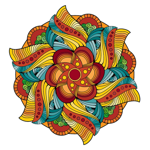 Magic Mandalas Coloring Book app icon