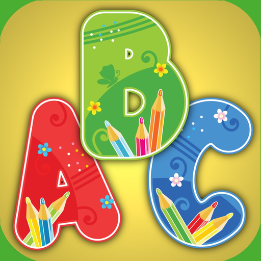 Puzzle shadow English alphabet app icon