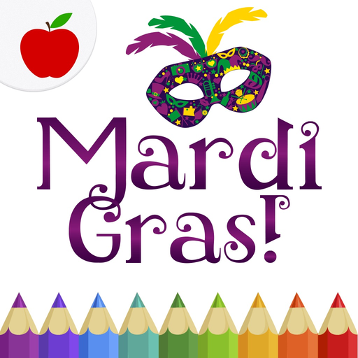 Coloring Book for Adults: Mardi Gras Fat Tuesday app icon