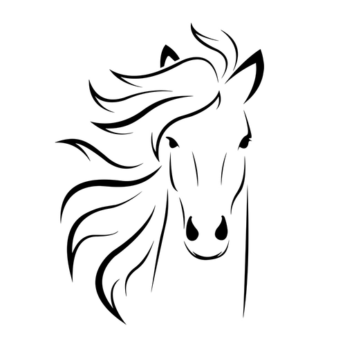 Sticker horse app icon