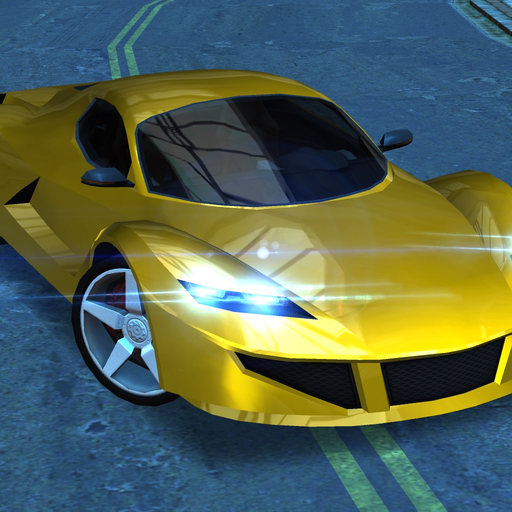 Sport Car Driving Night Extreme Parking Simulator app icon