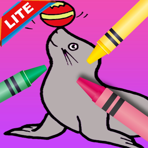 Lite coloring book toddlers games pet pets animals app icon