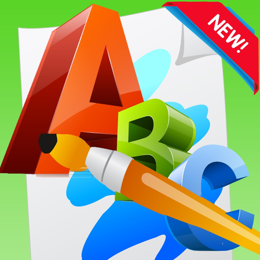 Boy Girl learn Spanish vocab by coloring book game app icon