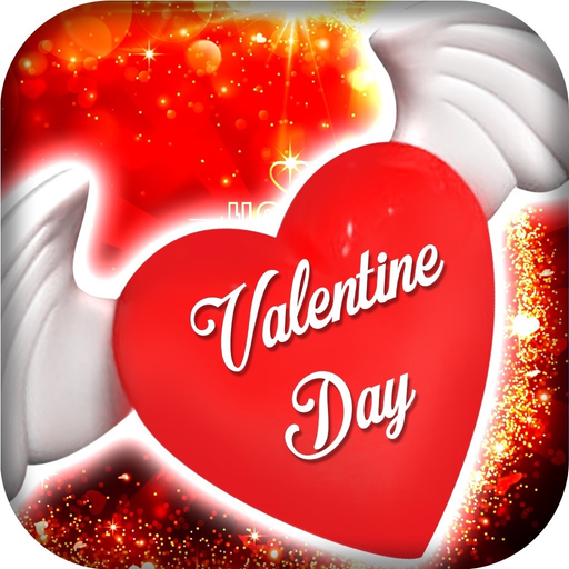 Valentine Day Love Card Maker app icon