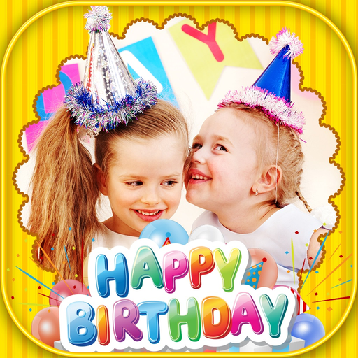 Happy Birthday Photo Editor app icon