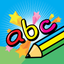 Writing ABC Letters Handwriting Preschool Practice icon