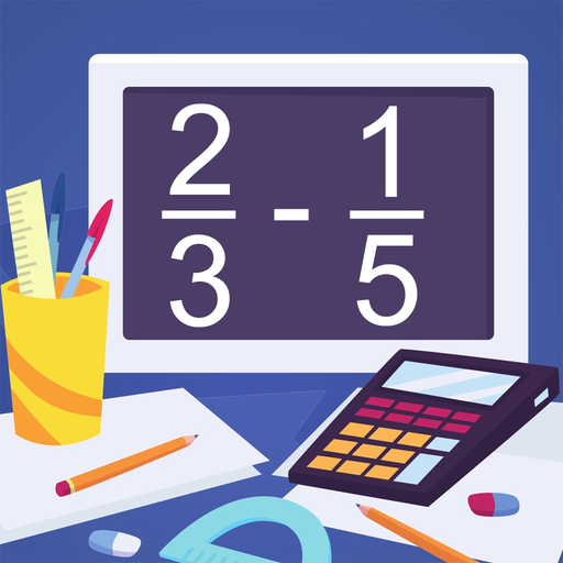 Subtracting Fractions app icon