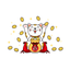 Japanese inviting cat icon