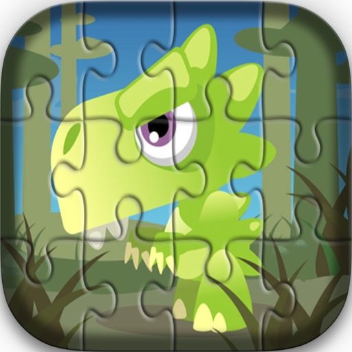 Dinosaur Jurassic Jigsaw Games app icon