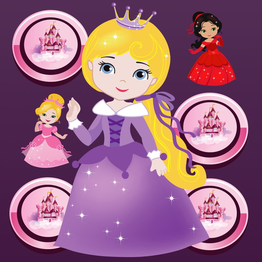 Princess Matching Remember Puzzles Games For Kids app icon