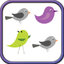 Fun Learning Birds Shapes Stencil for Toddlers icon