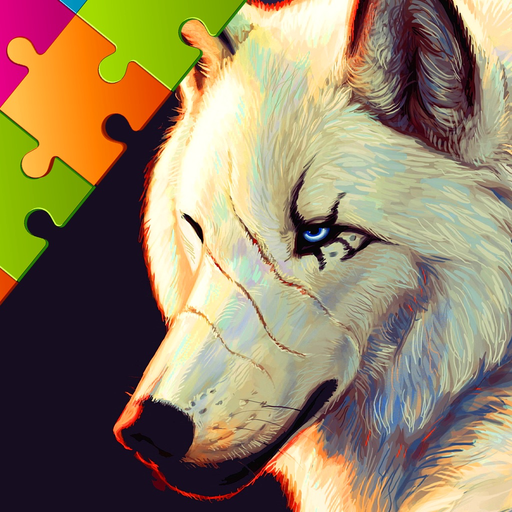 Wolf Jigsaw Puzzles, Drag and Drop Puzzle for Kids app icon