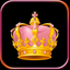 King and Queen Catching Hearts on Valentine Day icon