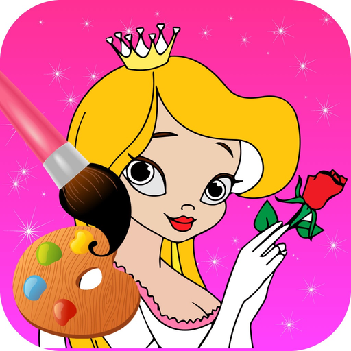 Princess Fairy Tales Coloring app icon
