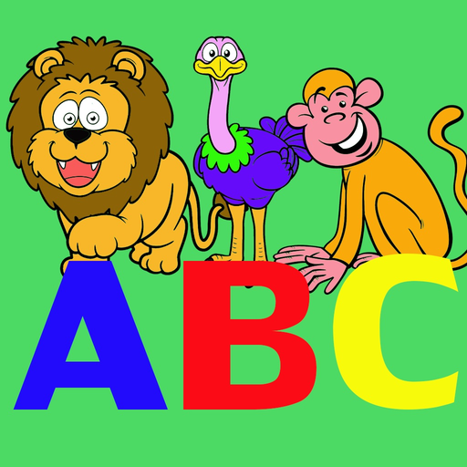 Writing Letters ABC and Coloring Animals for Kids app icon