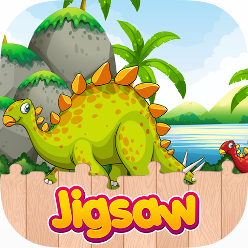 Dino World: Jurassic Zoo Dinosaur Jigsaw Games app icon