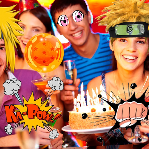 Anime yourself - manga sticker app icon