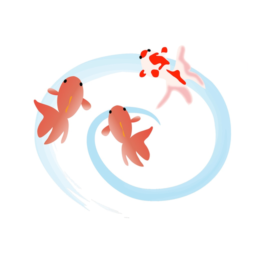 Sticker goldfish app icon