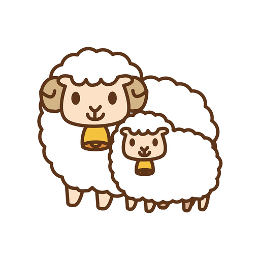 Ranch sticker cute animals app icon