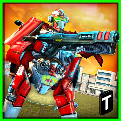 Futuristic Car Robot Rampage app icon