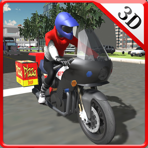 Fast food Motorcycle Delivery & Bike Rider Sim app icon