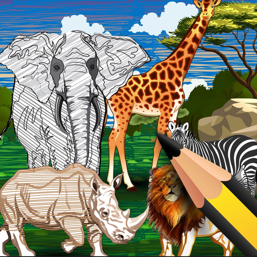 Animal Coloring Kingdom AR app icon