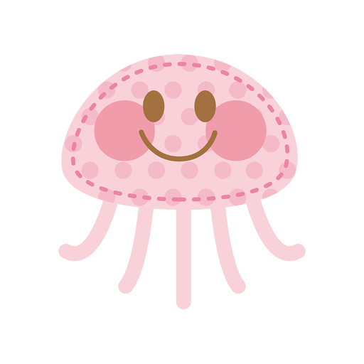 Sticker jellyfish app icon