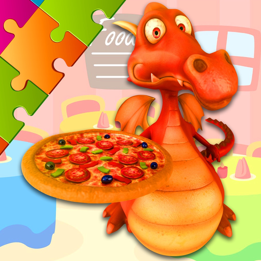 Pizza Puzzles - Drag and Drop Jigsaw for Kids app icon