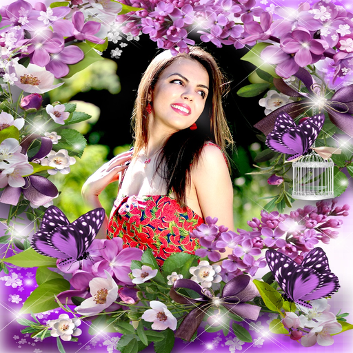 Flower Blossom Photo Frames app icon