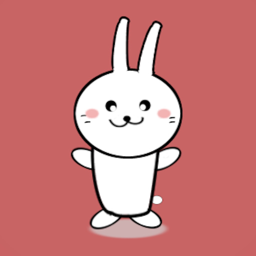 Rabbit Moving Sticker app icon
