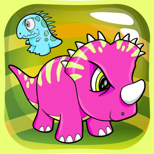 Dinosaur Match 3 Puzzle - Dino Drag Drop Line Game app icon
