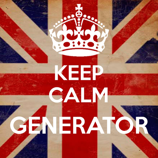 Keep calm generator and maker app icon