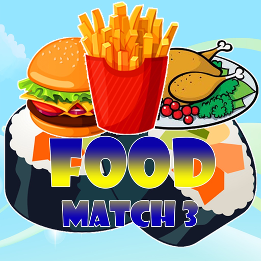 Food Match 3 - build Food Puzzle & Game for kids app icon