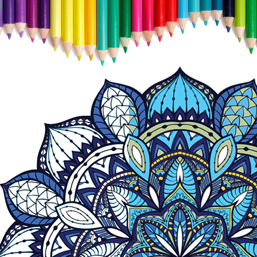 Coloring Book For Adults - Stress Relief Therapy app icon
