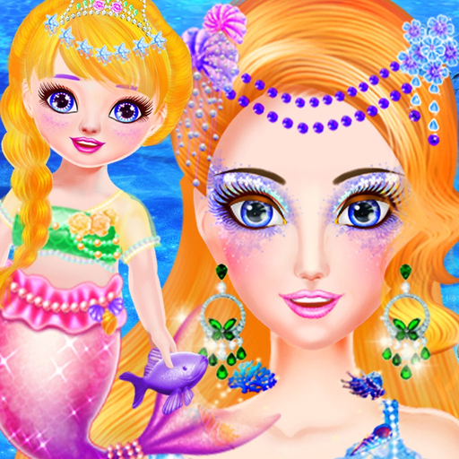 Mermaid Mom And Newborn Makeup app icon