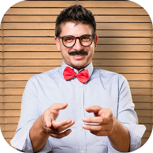 Man Hair Mustache Camera Photo Editor app icon