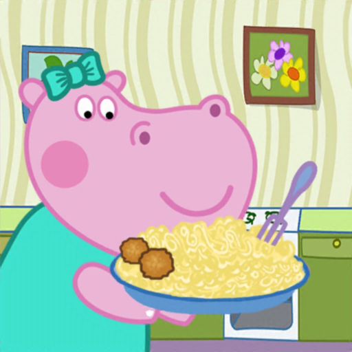 Cafe Hippo: Cooking game app icon