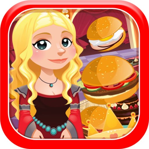 Princess Cooking Hamburger Games app icon