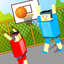 BasketBall Bouncy Physics 3D Cubic Block Party War icon